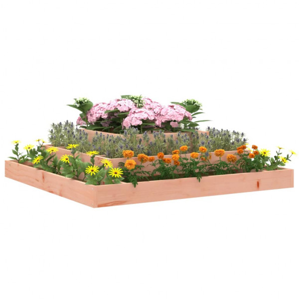 Jardinera de madera maciza de douglas 110x110x27 cm M 3