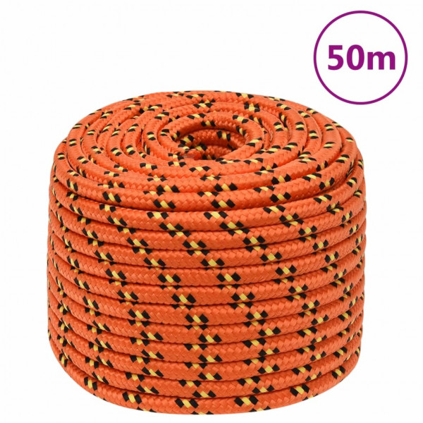 Cuerda de barco polipropileno naranja 12 mm 50 m D