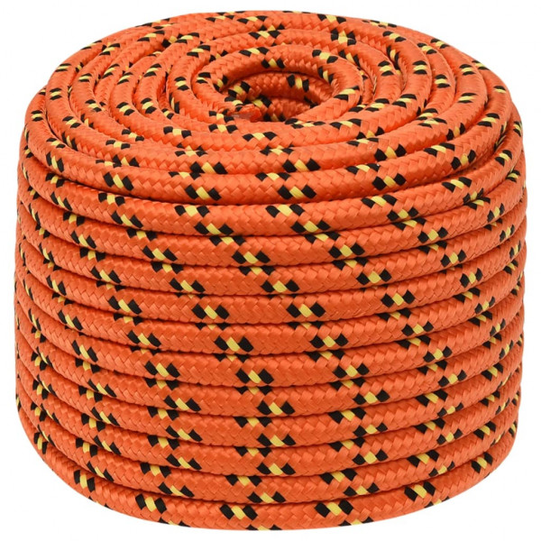 Corda de barco 12 mm 50 m polipropileno laranja M 2