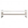 Soporte de monitor madera maciza de pino blanco 50x27x15 cm 5