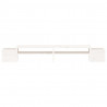Suporte para monitor 100x27.5x15 cm madeira pinho maciça branco 5