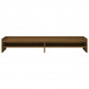Suporte para monitor 100x24x16 cm pinho maciço castanho mel 5