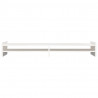 Suporte para monitor 100x27x15 cm pinho maciço branco 5