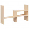 Soporte para monitor madera maciza de pino (39-72)x17x43 cm 2