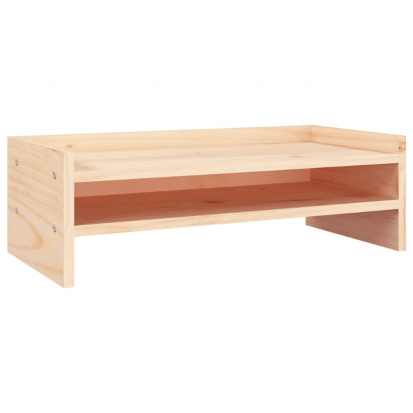 Soporte para monitor madera maciza de pino 50x24x16 cm M 2