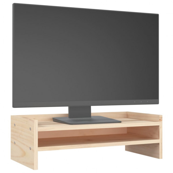 Soporte para monitor madera maciza de pino 50x24x16 cm M 4