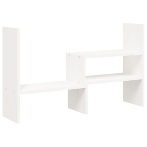 Suporte para monitor (39-72)x17x43 cm pinho maciço branco H