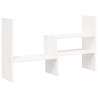 Suporte para monitor (39-72)x17x43 cm pinho maciço branco 2