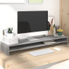 Soporte de monitor madera contrachapada gris Sonoma 100x24x13cm 1