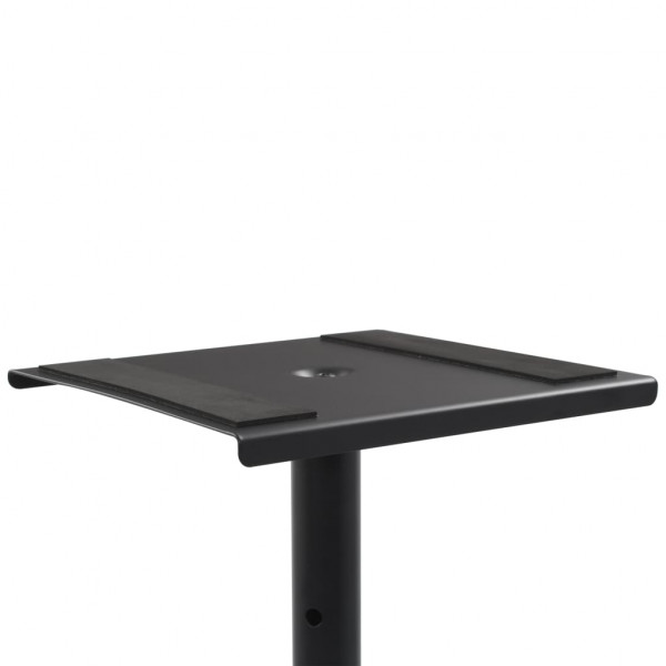 Soportes para altavoces de estudio 2 unidades acero negro M 5