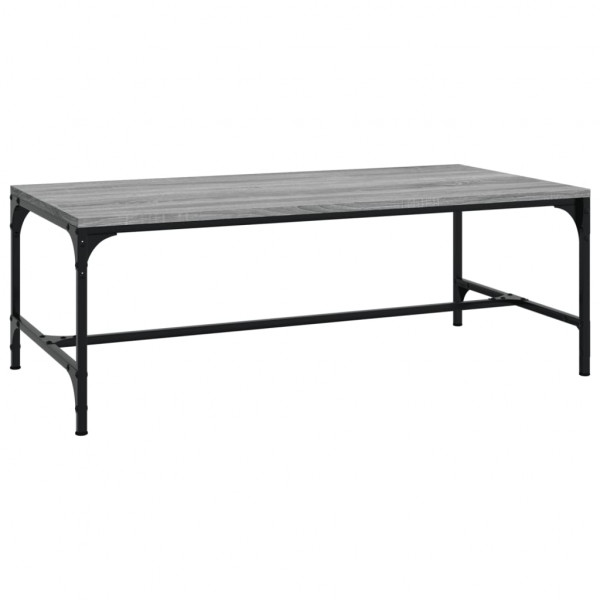 Mesa de centro madera contrachapada gris Sonoma 80x50x35 cm M 2
