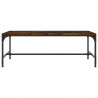 Mesa de centro 80x50x35 cm derivados madeira carvalho fumado 4