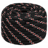 Cuerda de barco polipropileno negra 20 mm 25 m 2