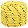 Cuerda de barco polipropileno amarillo 20 mm 100 m 2