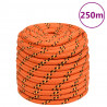 Cuerda de barco polipropileno naranja 16 mm 250 m 1