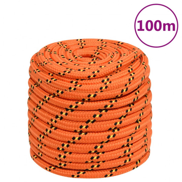 Cuerda de barco polipropileno naranja 18 mm 100 m D