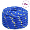 Corda de barco 20 mm 50 m polipropileno azul 1