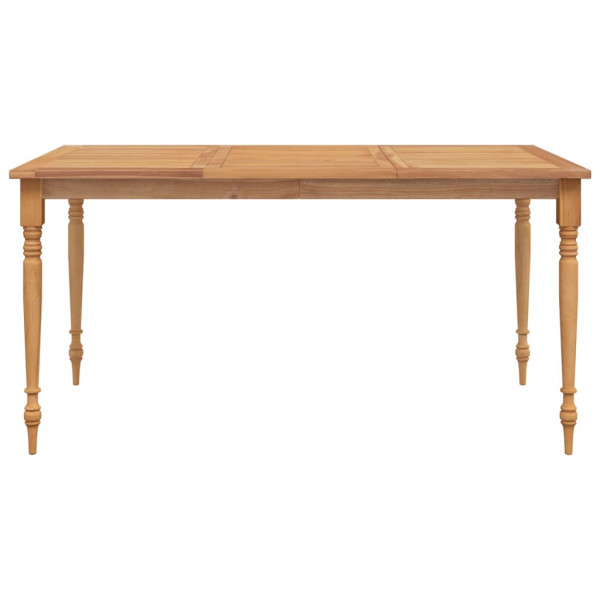 Mesa Batávia 150x90x75 cm madeira de teca maciça M 3