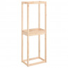 Soporte para neumáticos madera maciza de pino 63x40x180 cm 2
