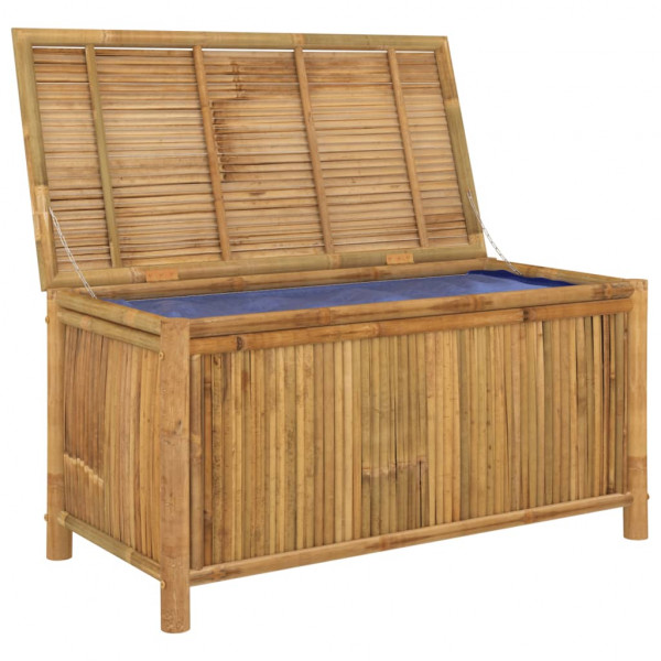Caixa de arrumação para jardim 110x52x55 cm bambu M 5