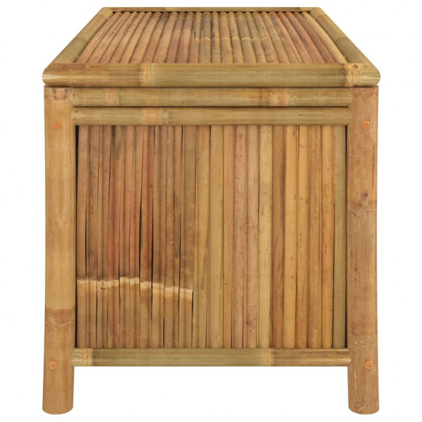 Caja de almacenaje de jardín bambú 90x52x55 cm M 4