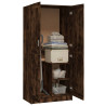 Armario madera contrachapada roble ahumado 82.5x51.5x180 cm 4