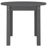 Mesa de centro de madera maciza de pino gris Ø 55x45 cm 5