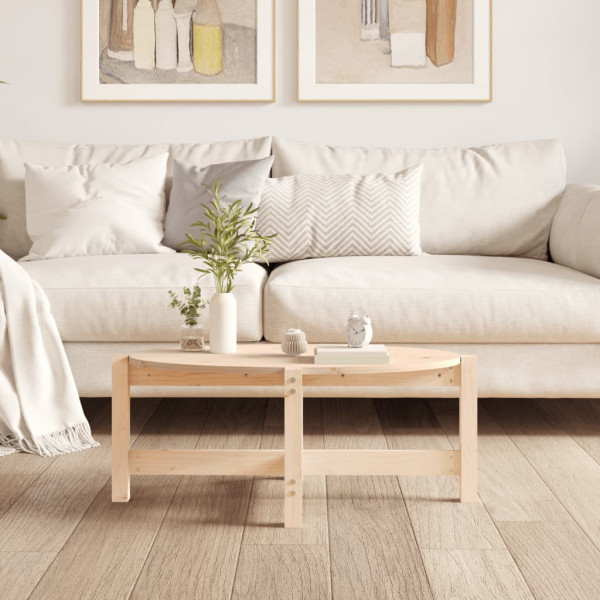 Mesa de centro de madera maciza de pino 87x48x35 cm M 3