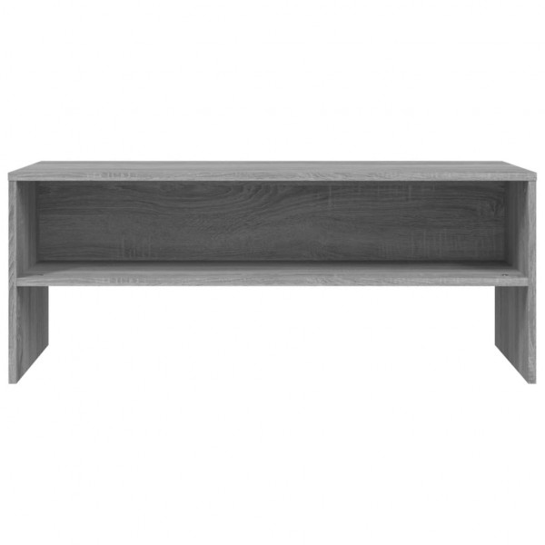 Mueble de TV madera contrachapada gris Sonoma 100x40x40 cm M 4