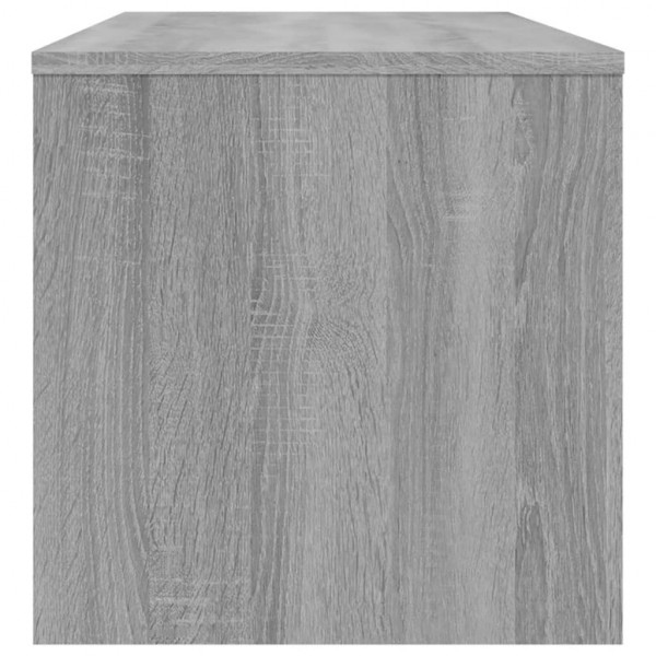 Mueble de TV madera contrachapada gris Sonoma 100x40x40 cm M 5