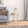 Mesa de centro de madera de pino maciza Ø 42.5x45 cm 1