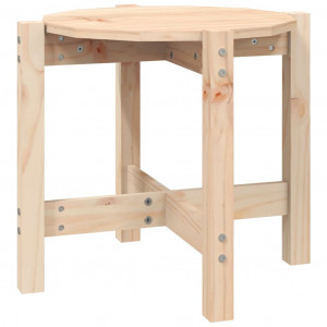 Mesa de centro de madera maciza de pino Ø52.5x45 cm H