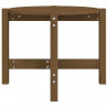 Mesa de centro Ø 62.5x45 cm madeira pinho maciça castanho-mel 5
