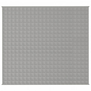 Manta pesada 13 kg 200x220 cm tecido cinzento H