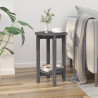 Mesa de centro de madera maciza de pino gris Ø40x60 cm 1