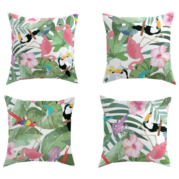 Cojines 4 unidades tela multicolor 50x50 cm M 2