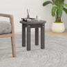 Mesa de centro de madera maciza de pino gris Ø35x35 cm 1