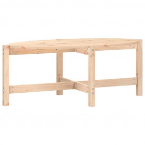 Mesa de centro de madera maciza de pino 118x63x45 cm H