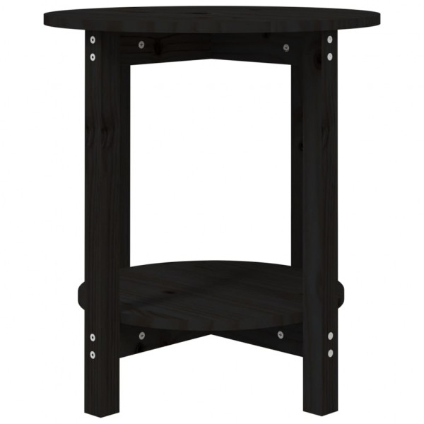 Mesa de centro de madera maciza de pino negro Ø55x60 cm M 5