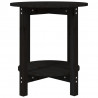 Mesa de centro de madera maciza de pino negro Ø55x60 cm 5