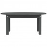 Mesa de centro 80x40x35 cm madeira de pinho maciça cinzento 5
