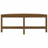 Mesa de centro 118x63x45cm madeira de pinho maciça castanho-mel 5