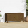 Caja de almacenaje jardín madera pino marrón miel 108x42.5x54cm 3