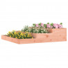 Jardinera de madera maciza de abeto douglas 107x107x27 cm 3
