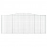 Cesto gabião arqueado 400x30x160/180 cm ferro galvanizado 3