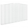 Cesto gabião arqueado 400x30x220/240 cm ferro galvanizado 2