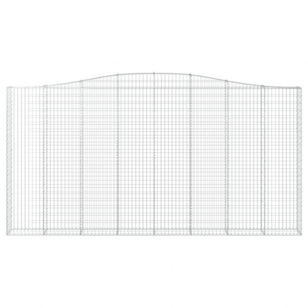 Cesta gaviones forma arco hierro galvanizado 400x30x200/220 cm M 3