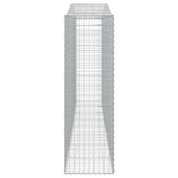 Cesta gaviones forma arco hierro galvanizado 400x50x160/180 cm M 4