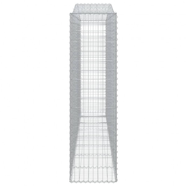 Cesta gaviones forma arco hierro galvanizado 400x50x180/200 cm M 4