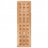 Estante de pared madera maciza nogal 49x15x49 cm 4